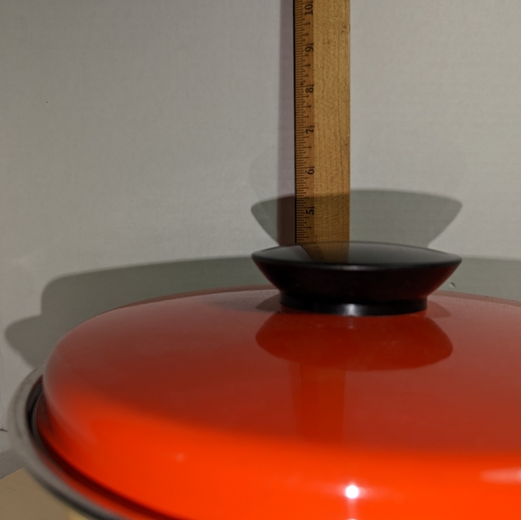 MARUBISHI Mushroom Enamelware Cookware Covered Sauce Pan - Picture 2 of 5